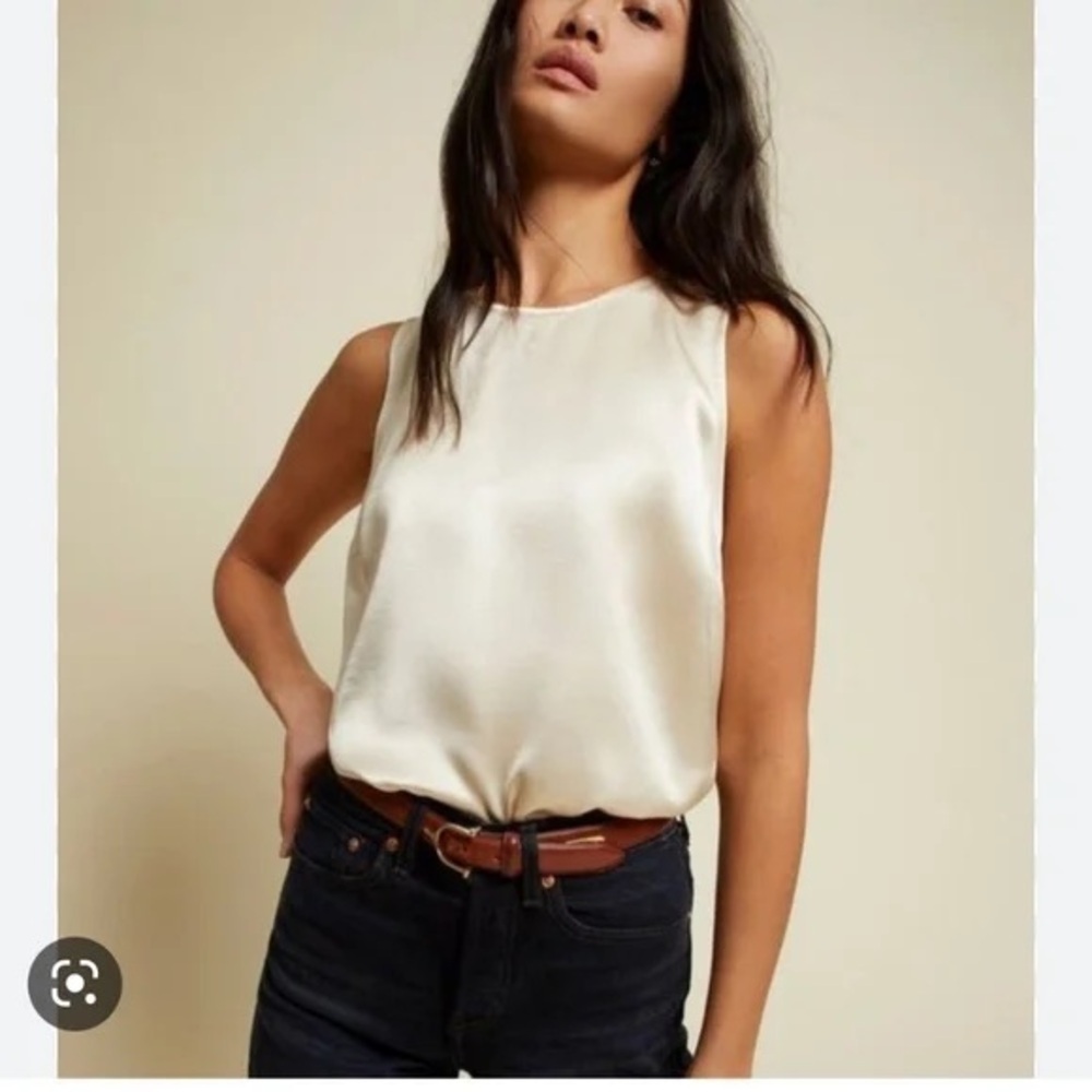 Nation LTD Uma High Neck Muscle Tank blouse